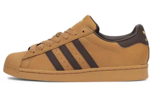 Adidas Originals SUPERSTAR Comfortable Low top Skateboard Shoes Unisex Brown