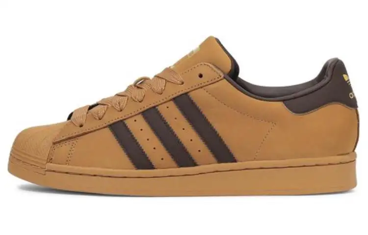 Adidas Originals SUPERSTAR Comfortable Low top Skateboard Shoes Unisex Brown