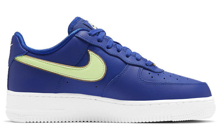 Женские кроссовки Nike Air Force 1 07 ESS (сине-зеленый) — Синий / зелёный — фото 2