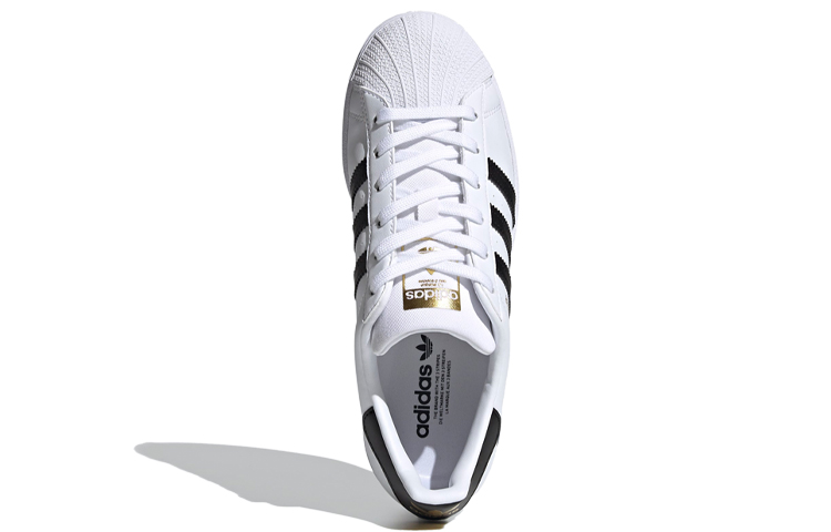 Женские кроссовки adidas originals Superstar (черно-белые) — фото 5