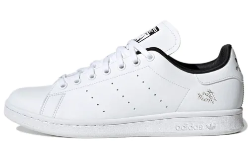 Adidas Originals StanSmith Slip Resistant Coverage Low top Skateboard Shoes Unisex White Gold Black