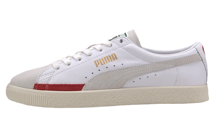 Кеды PUMA Basket 90680 L (белый/красный) — фото 1
