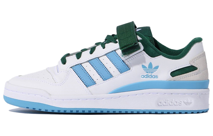 Кеды adidas originals FORUM (бело-зелено-синие)