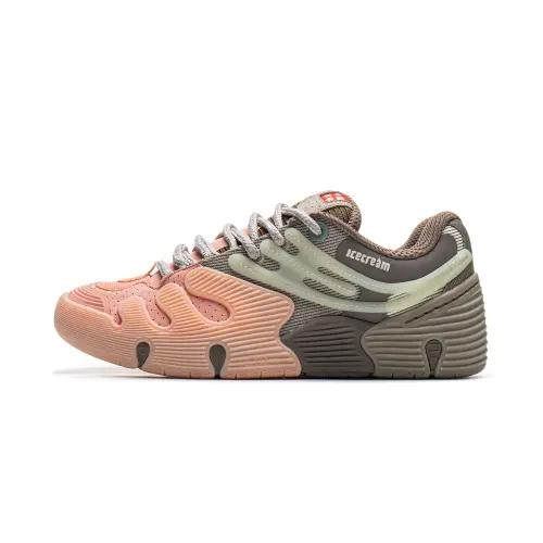 Li Ning Abrasion Resistant Slip Resistant Low top Skateboard Shoes Unisex Pink Gray Yellow