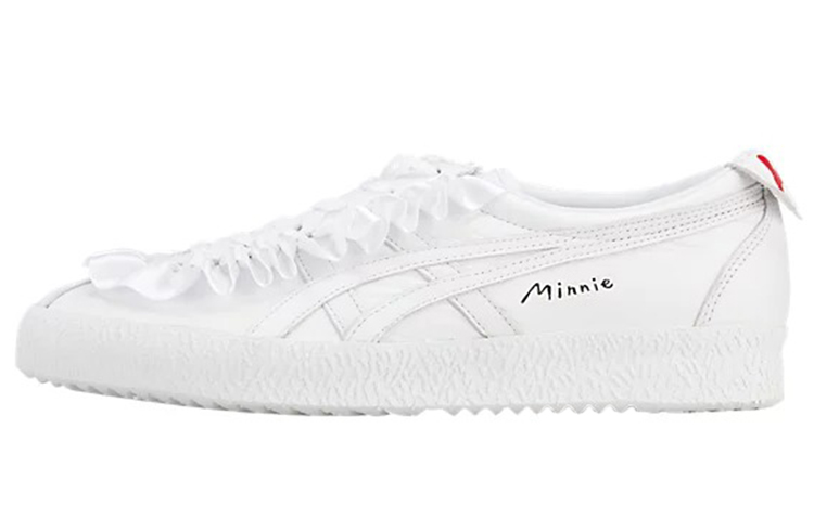 Onitsuka Tiger Mexico Delegation Abrasion Resistant Low top Skateboard Shoes Unisex White