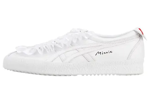 Onitsuka Tiger Mexico Delegation Abrasion Resistant Low top Skateboard Shoes Unisex White
