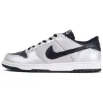Nike Dunk Slip Resistant Abrasion Resistant Low top Skateboard Shoes Men's Silver Black