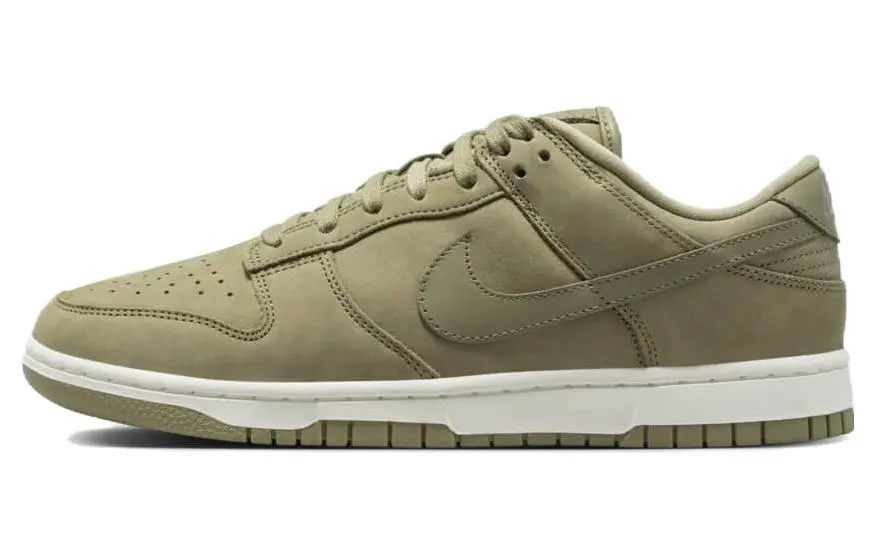 Nike Dunk Low top Skateboard Shoes Women's Olive Green