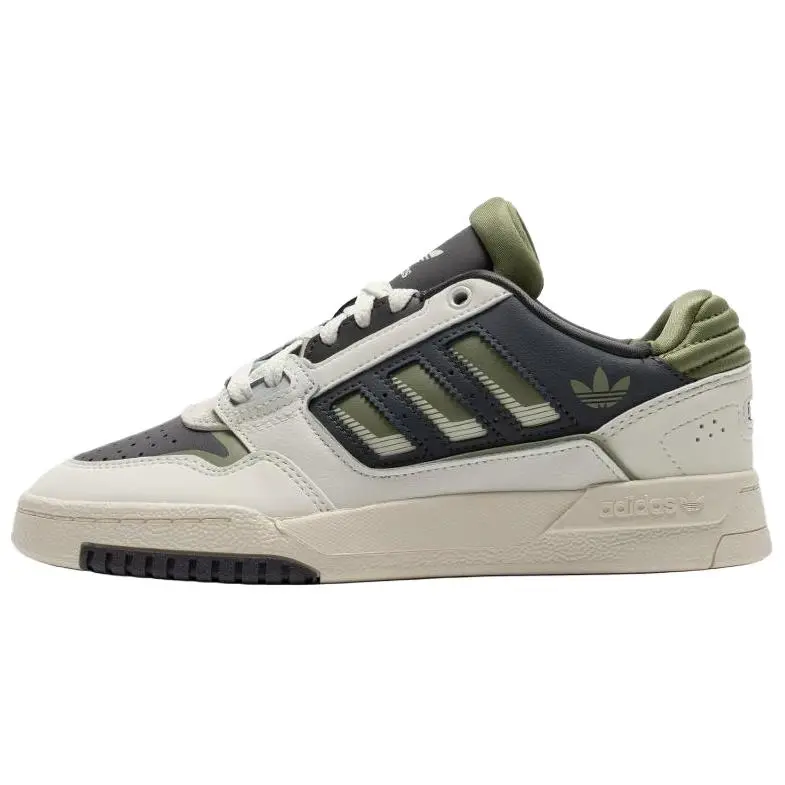 Adidas Originals Drop Step Cushioning Lightweight Breathable Low top Skateboard Shoes Unisex White