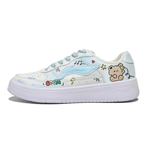 Li Ning Floating Boat Slip Resistant Cushioning Abrasion Resistant Slip Resistant Cushioning Abrasion Resistant Low top