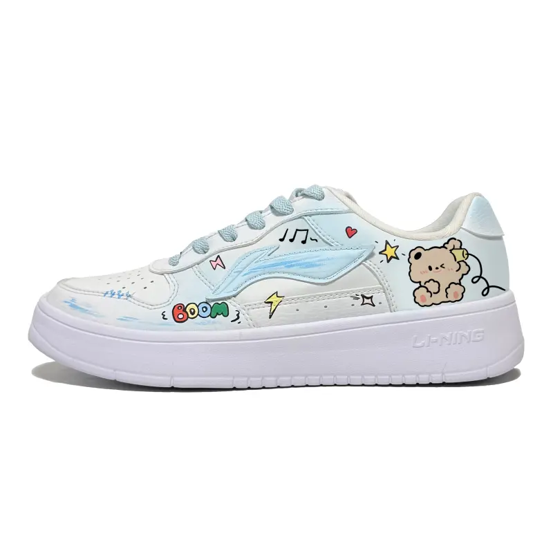 Li Ning Floating Boat Slip Resistant Cushioning Abrasion Resistant Slip Resistant Cushioning Abrasion Resistant Low top