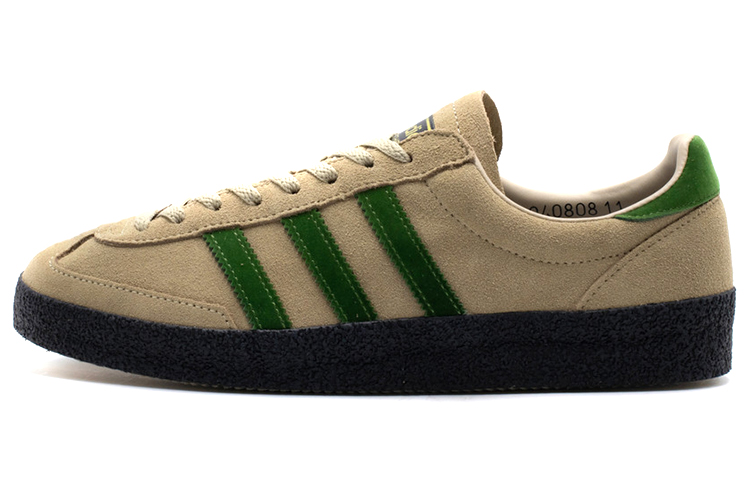 Мужские кеды adidas originals Lotherton Spzl (коричнево-зеленый) — фото 1