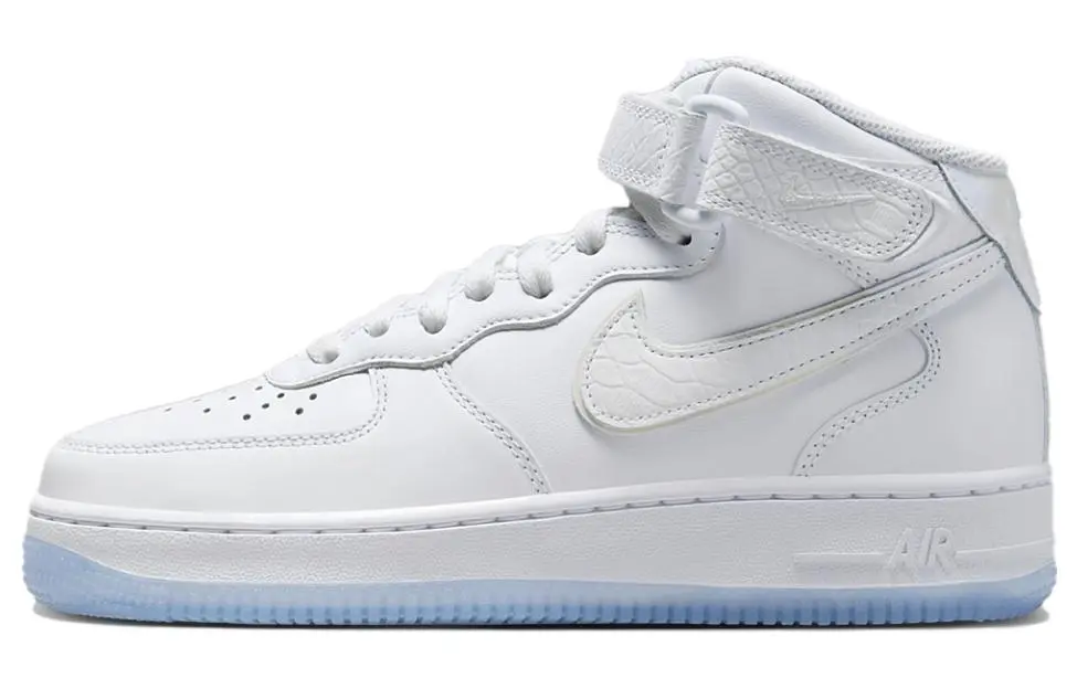 Nike Air Force 1 Mid White Snakeskin Ice Women's
