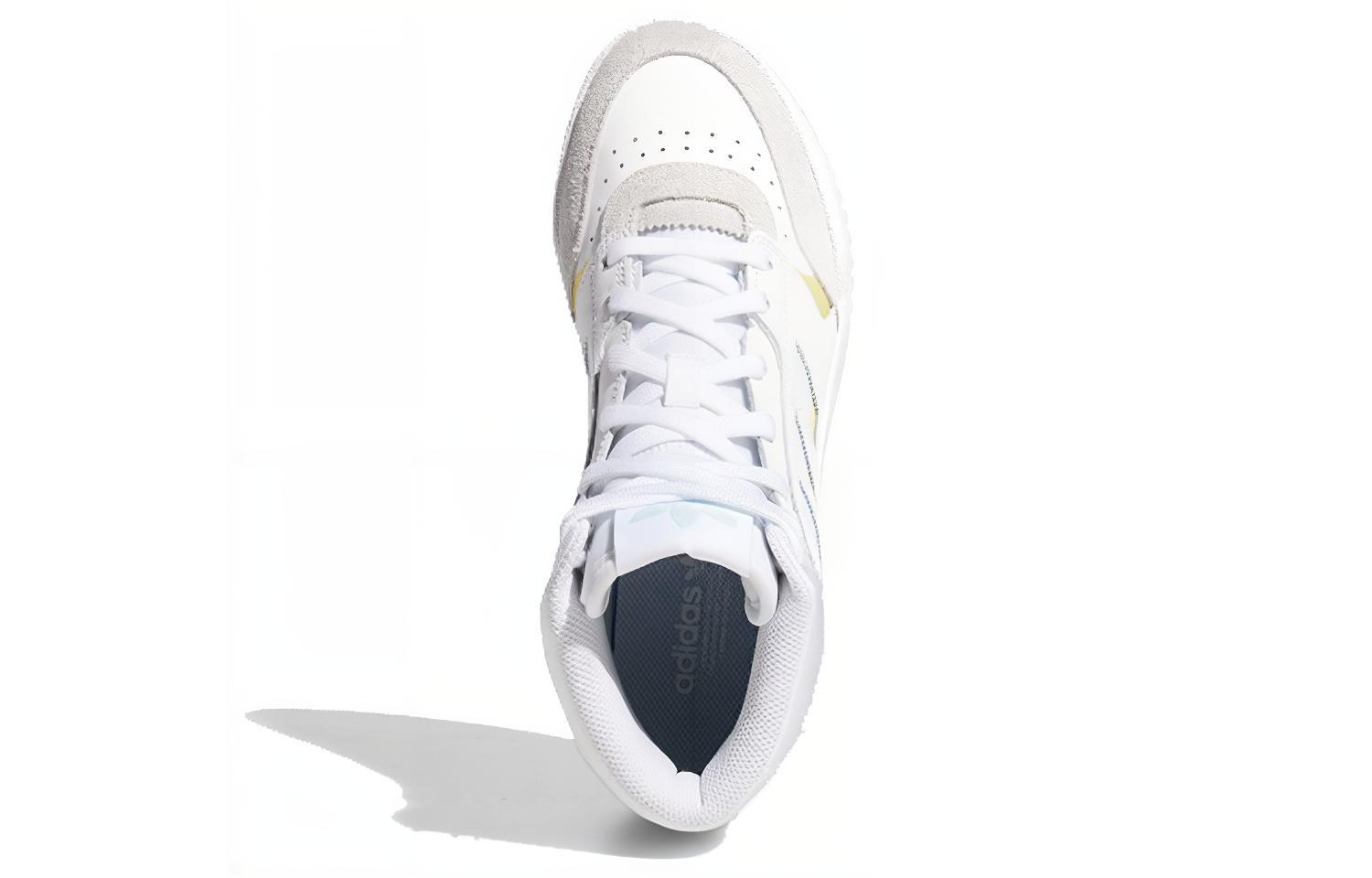 Женские кеды adidas originals Drop Step (белый / серый / синий) — фото 4