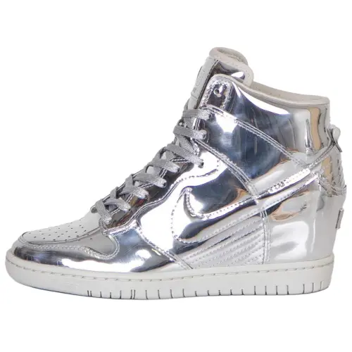 Nike Dunk Sky Hi Liquid Silver Women's