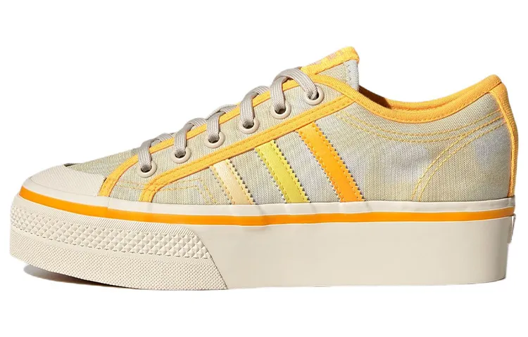 Nizza Wmns Adidas Originals Platform 'Almost Yellow Orange Tint' Women's