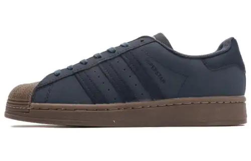 Adidas Superstar Shoes Canvas 'Navy Gum'
