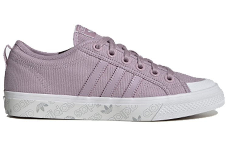 Женские кеды adidas NIZZA (светло-фиолетовые) — фото 2