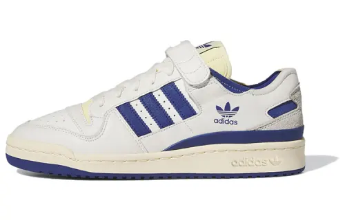 Adidas Forum 84 Low White Victory Blue Easy Yellow