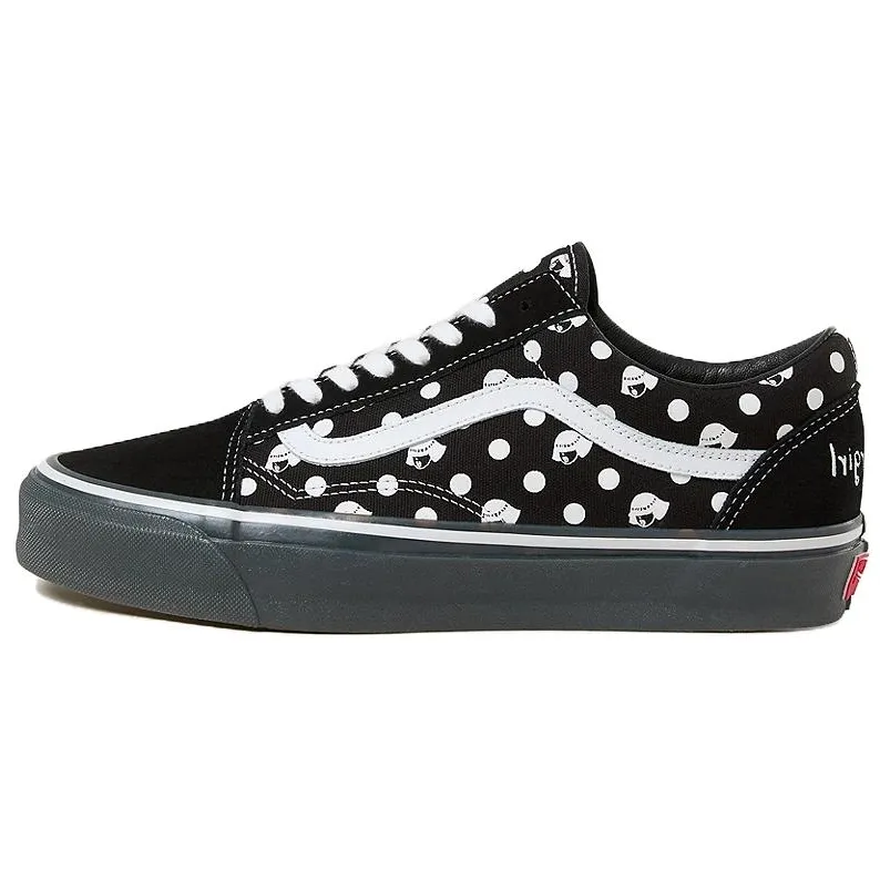 PaperGirl x Vans Old Skool Low top Skateboard Shoes Unisex Black White