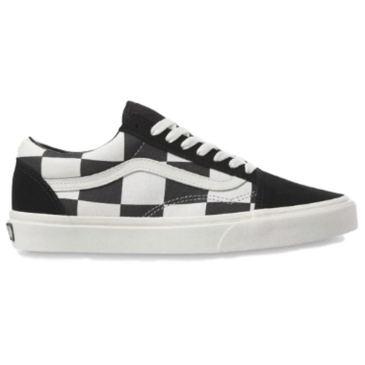 Кеды Vans Old Skool Oversize Checkerboard (черно-белые) — фото 2