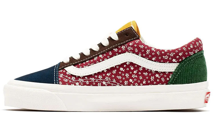 Vans Style 36 Lightweight Cozy Skateboarding Shoes Unisex Blue Green Red