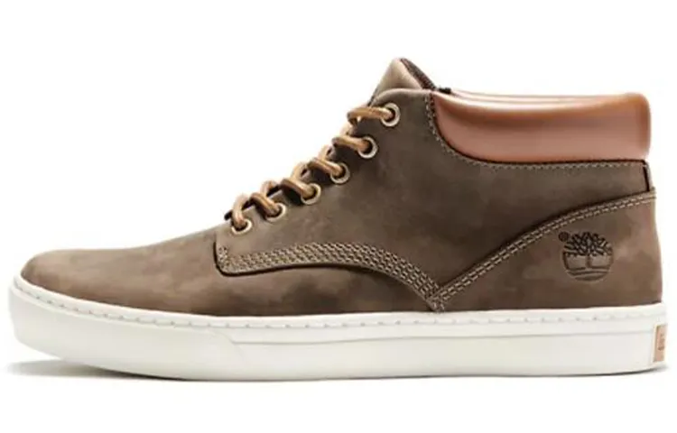 Timberland Skateboard Shoes Men's Mid Top Dark Brown