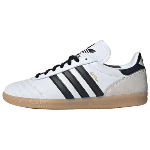 Adidas Originals Samba JP Leather Abrasion Resistant Low top Skateboard Shoes Unisex White