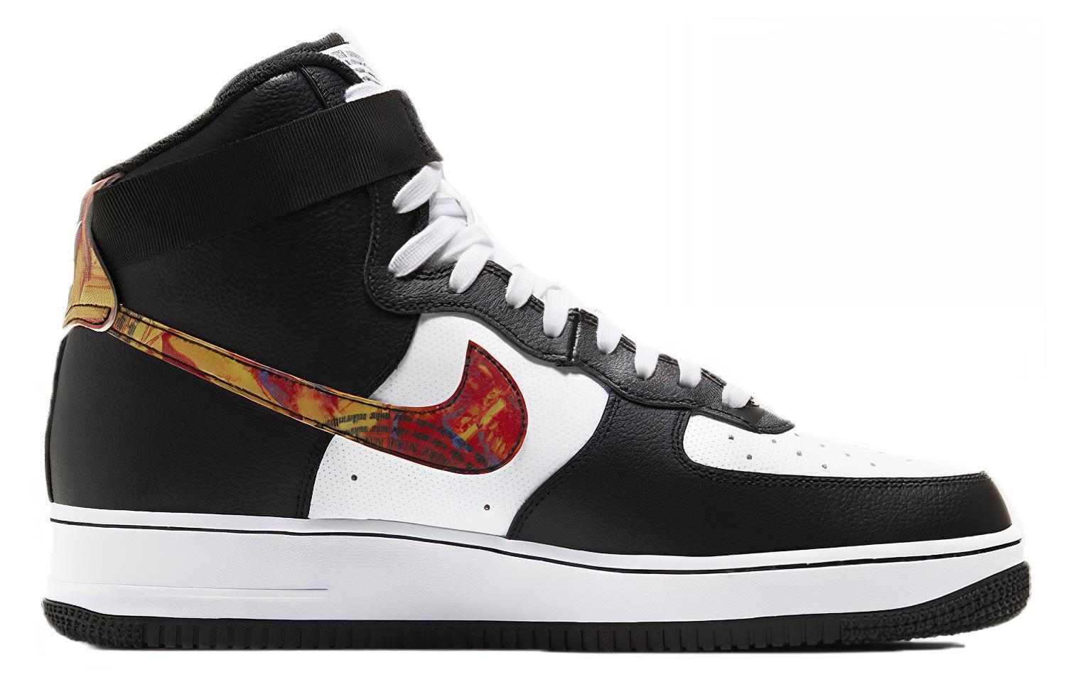 Унисекс кроссовки Nike Air Force 1 (бело-красный) — фото 2