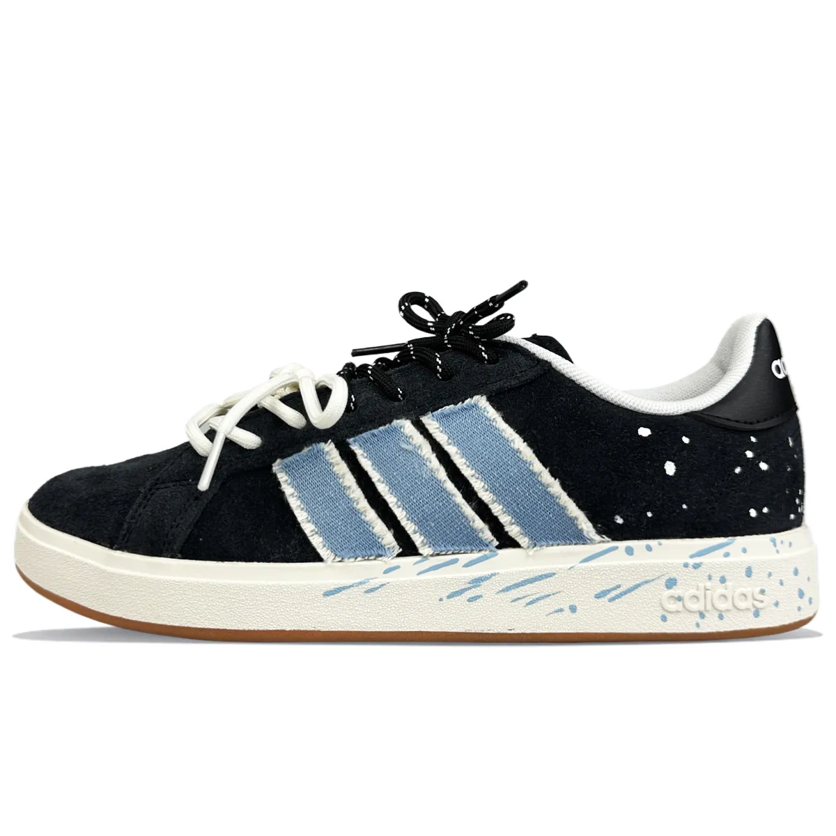 Adidas Grand Court Base 00s Low top Skateboard Shoes Unisex Black