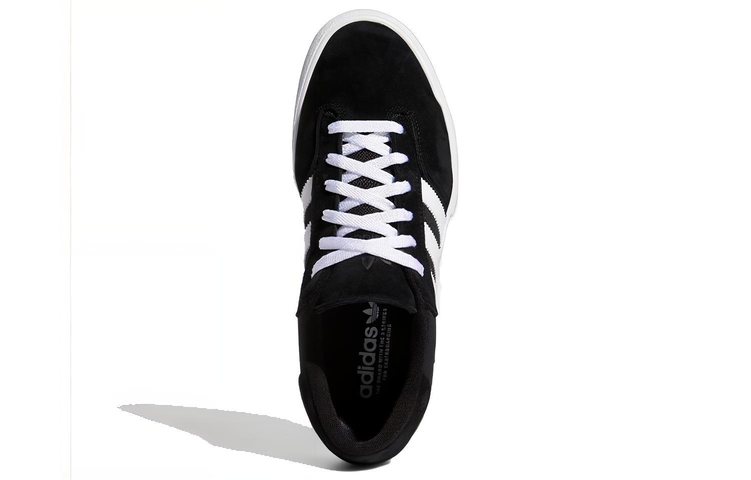 Мужские кеды adidas originals Matchbreak Super (черно-белые) — Чёрный / белый — фото 5