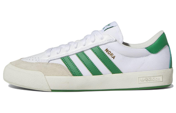 Кеды adidas adidas originals Nora (бело-зеленые)
