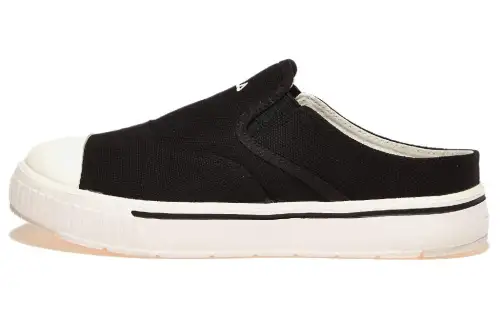 FILA Abrasion Resistant Breathable Low top Skateboard Shoes Unisex Black White