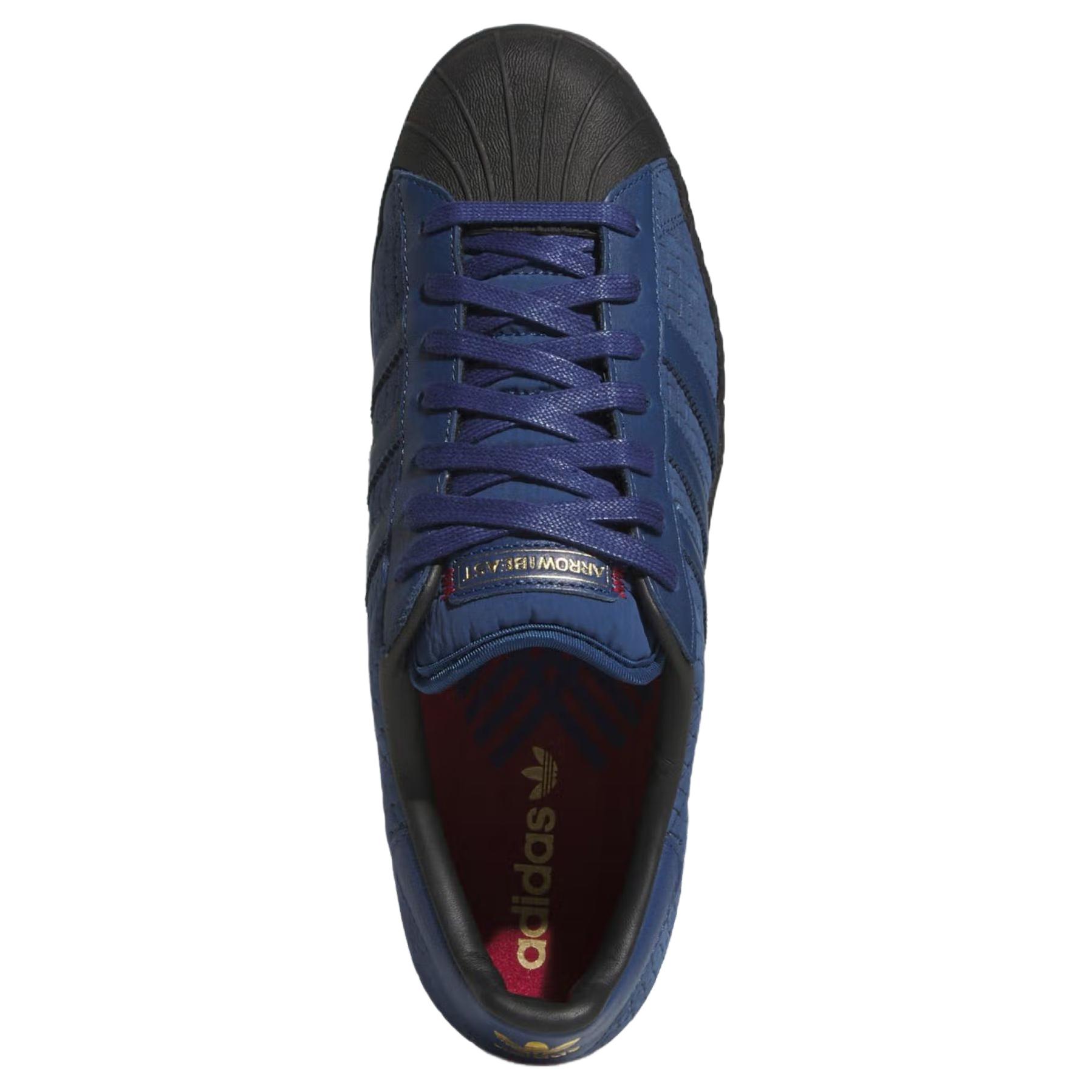 Кеды adidas originals × Arrow & Beast SUPERSTAR ADV (синий) — фото 3
