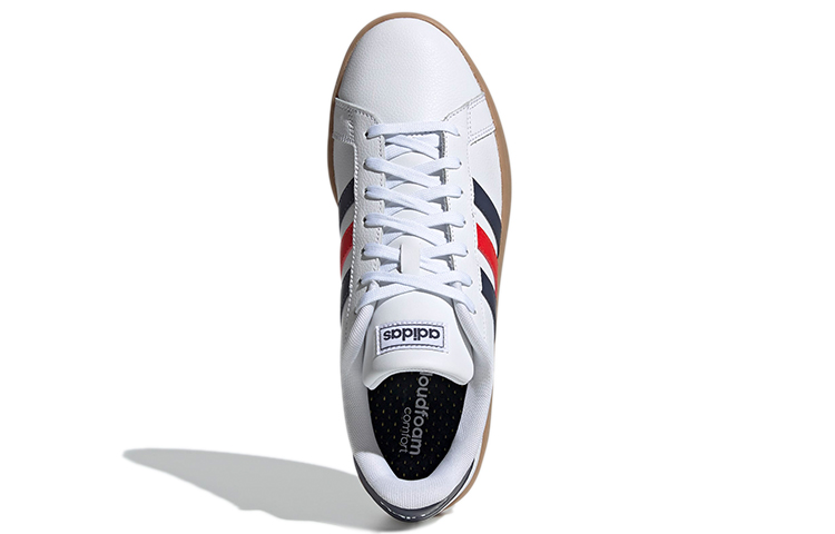 Кеды adidas neo GRAND COURT (бело-красно-синие) — Белый / красный / синий — фото 5