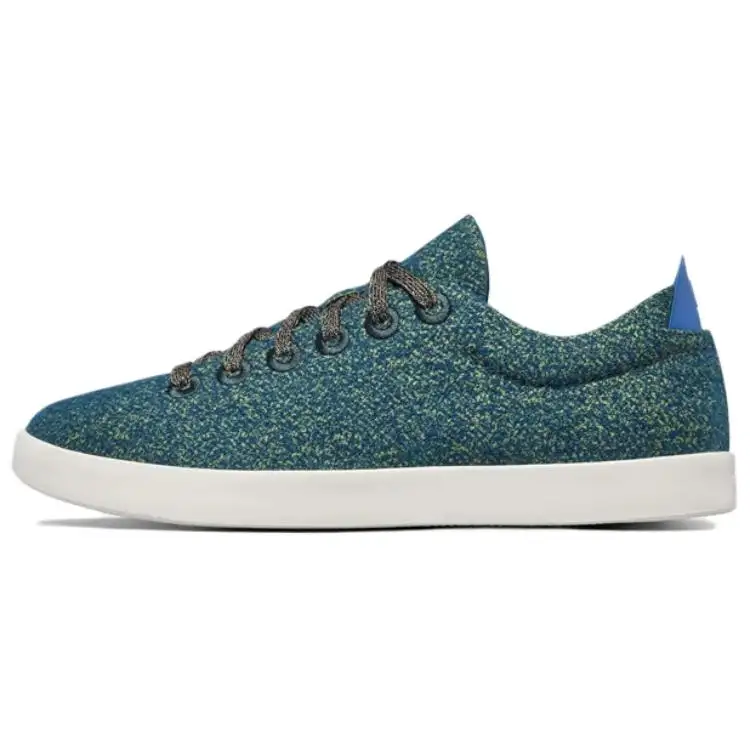 Allbirds Wool Piper Lightweight Low top Skateboard Shoes Men's Mysterious Garden Blue
