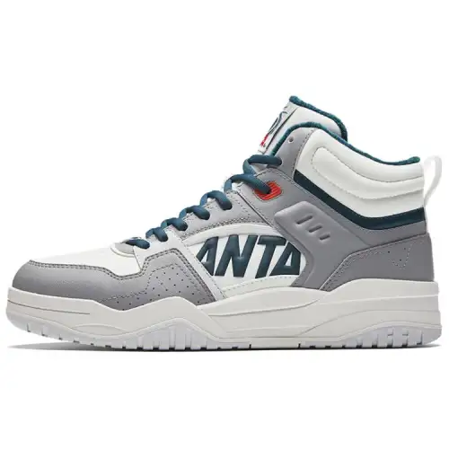 Anta Grand Slam Textile, Synthetic Leather Fleece Lined Comfortable Thermal Slip Resistant High top Skateboard Shoes