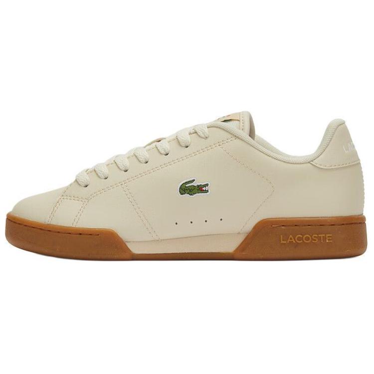 Женские кеды LACOSTE (бежевые)