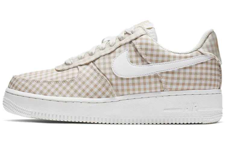 Nike Air Force 1 Low Qs Beige Gingham Women's