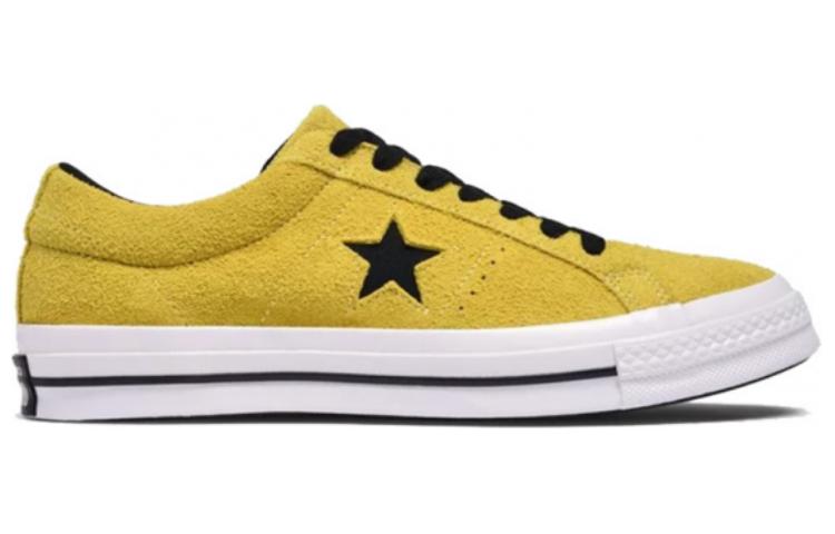 Кеды Converse One Star Premium Suede (желтые) — фото 2