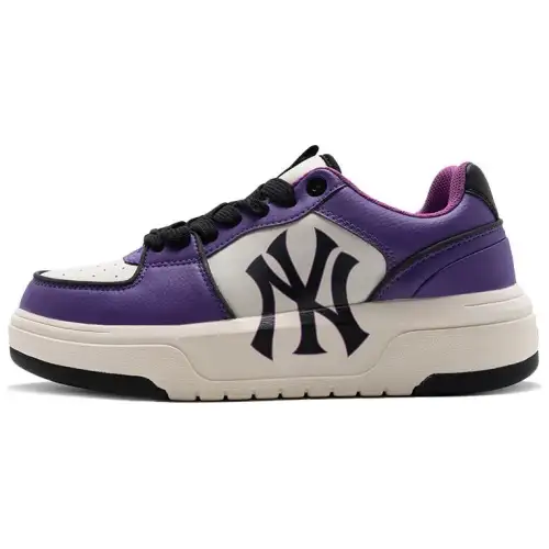 MLB Chunky Liner Low top Skateboard Shoes Unisex Purple White Black