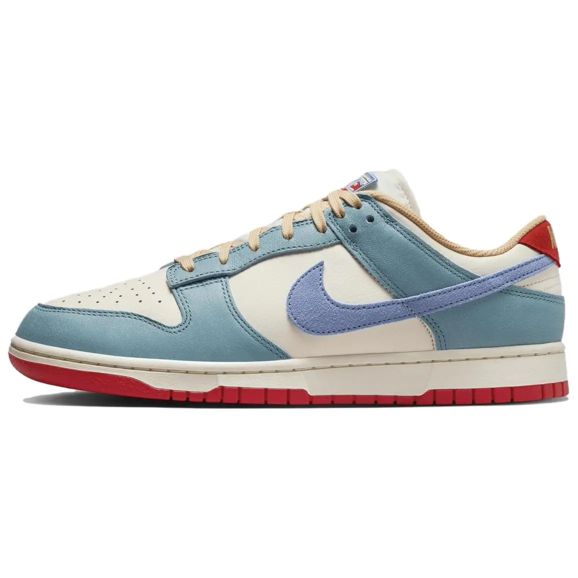 Nike Dunk Low top Skateboard Shoes Unisex Beige Blue