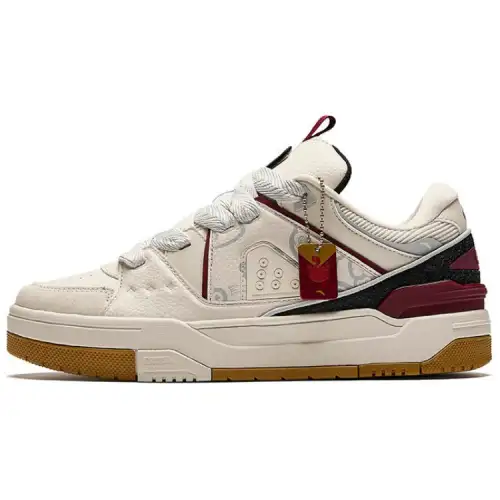 Anta Good Things Will Happen Abrasion Resistant Slip Resistant Height Increasing Low top Skateboard Shoes Men's