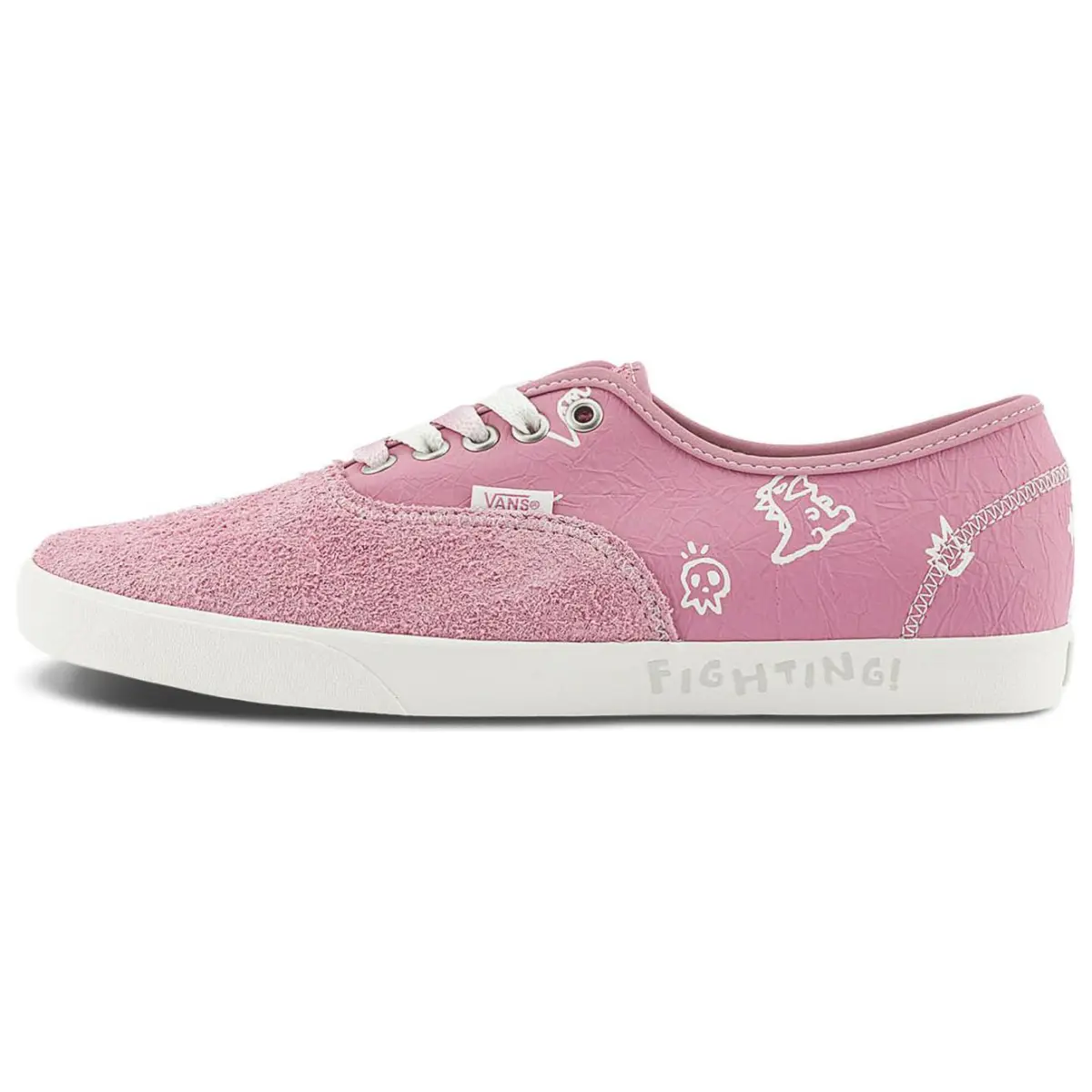 Hirono x Vans Low top Skateboard Shoes Unisex Pink