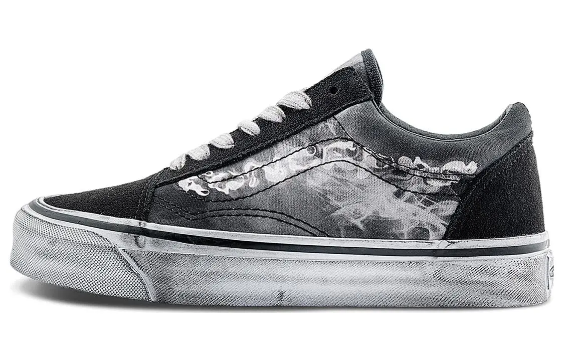 Vans x CONCEPTS Comfortable Low top Skateboard Shoes Unisex Black Gray