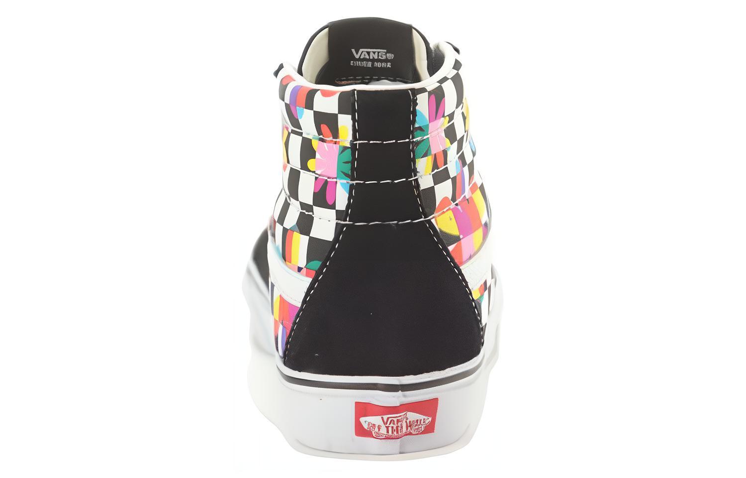 Кеды Vans SK8-Hi (черно-белые) — фото 4