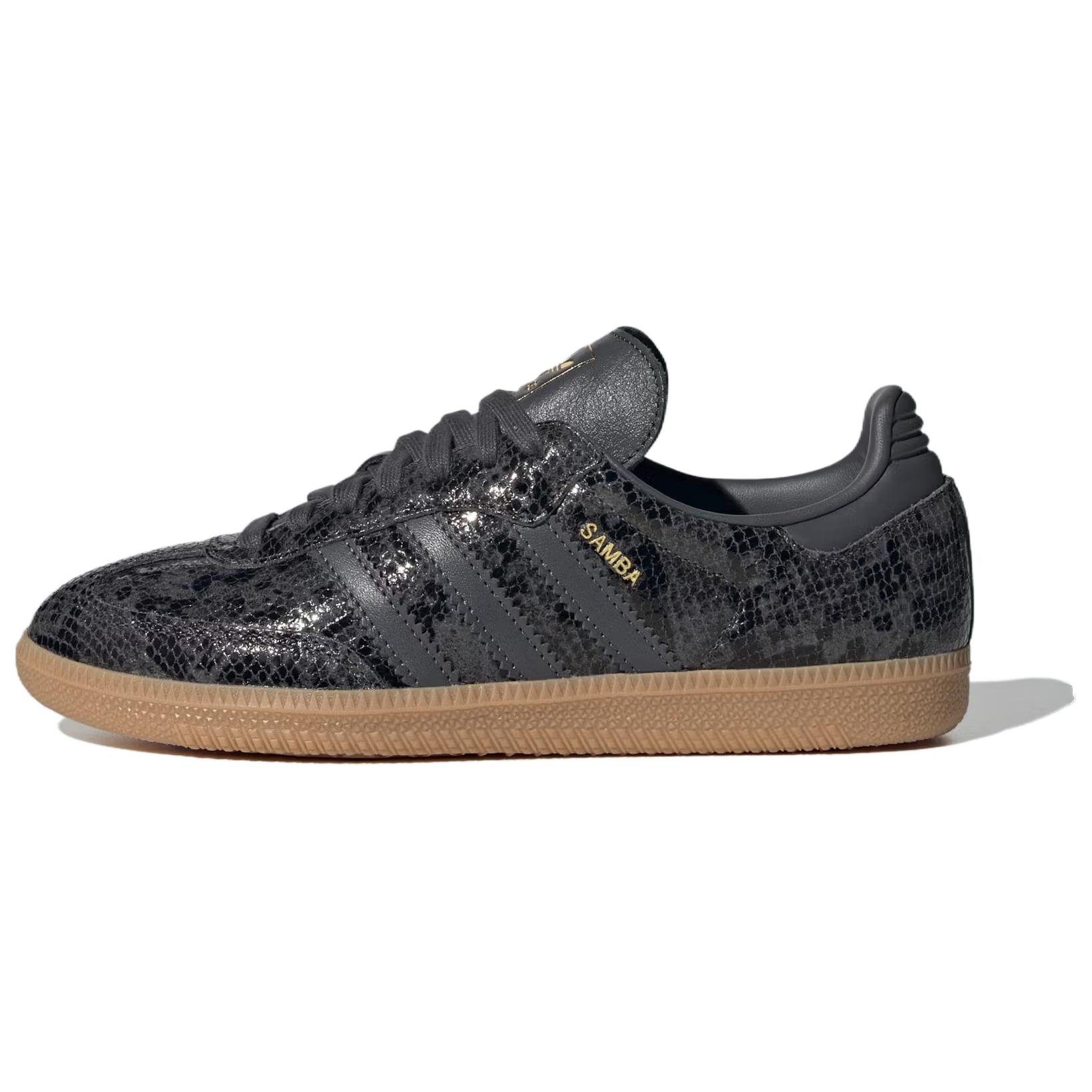 Samba Wmns Adidas Originals Og 'Snakeskin Pack - Black' Women's