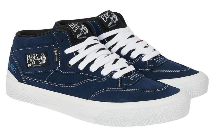 Кеды Palace x Vans Half Cab "Navy" (синие) — фото 3