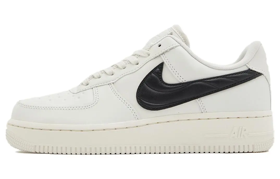 Nike Air Force 1 '07 Quilted Swoosh 'Beige Black' Women's