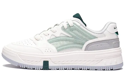Li Ning Floating Low top Skateboard Shoes Men's White Green
